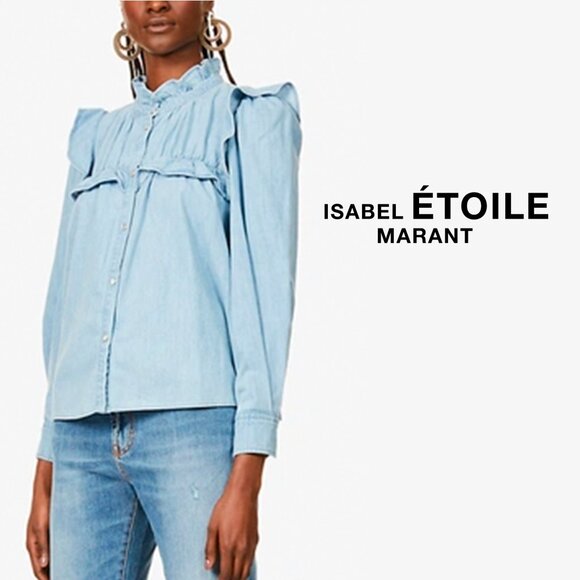 Étoile Isabel Marant Denim Shirt - Picture 1 of 8